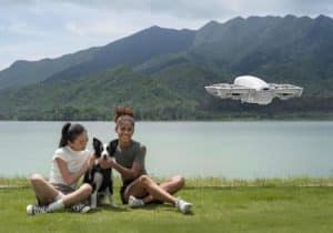 how do selfie drones work